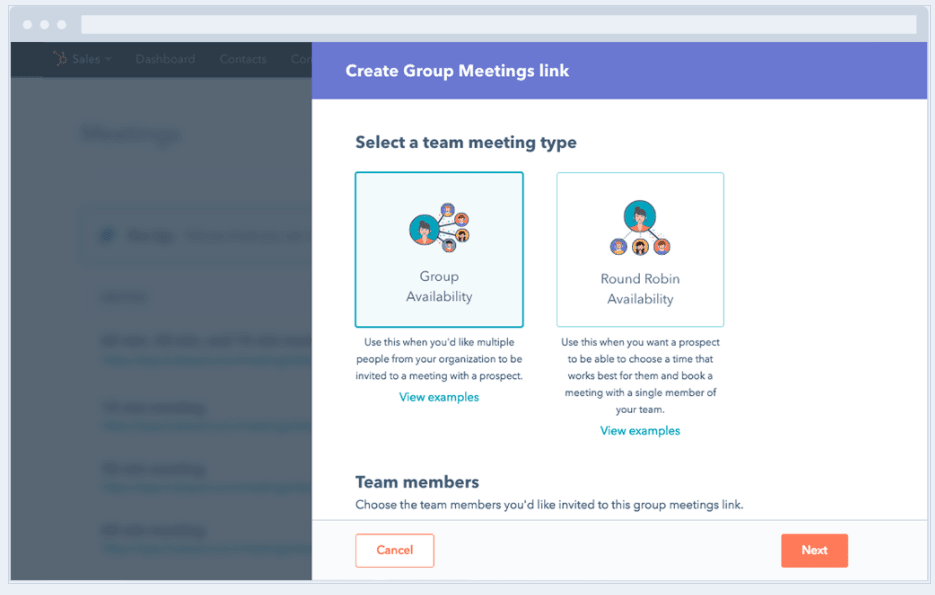 Creating Group Meetings in HubSpot CRM